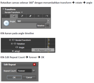 expression blend animasi kincir angin 7