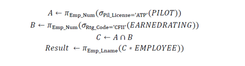 relational algebra 2