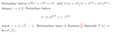 solusi master theorem 5