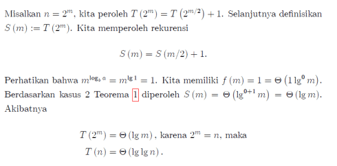 solusi master theorem 6